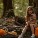 Pompoenen herfst kinder fotografie